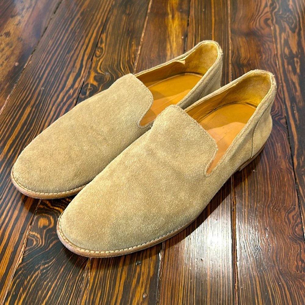 Tecovas Suede Monterrey Slip-on - Size 10.5